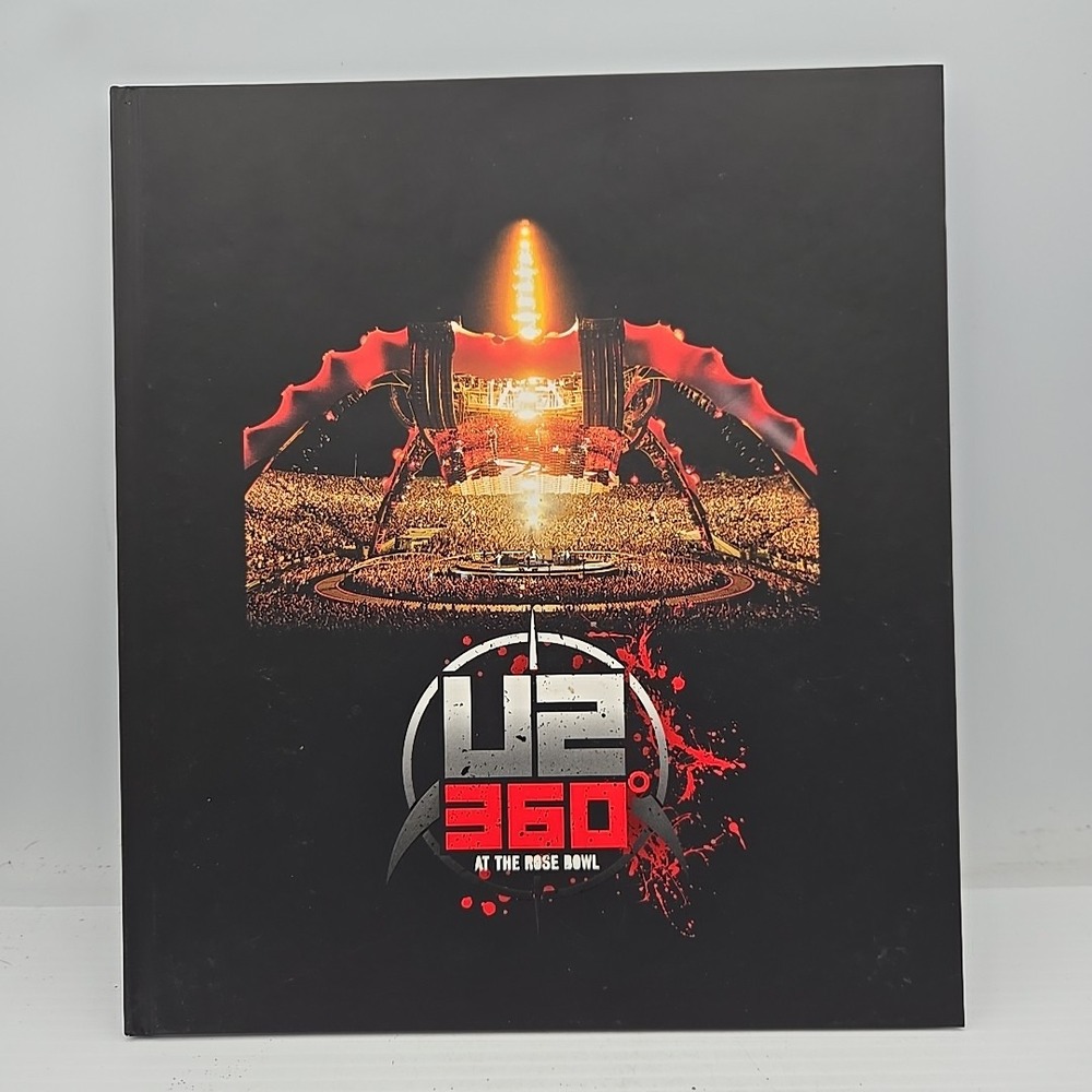 U2 360 At The Rose Bowl Hardcover‎ Tour Photography Book Black